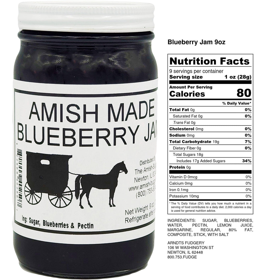 Amish made Jam and Jellies - 8 oz.: Peach