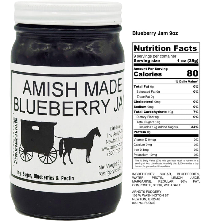 Amish made Jam and Jellies - 8 oz.: Dutch Apple