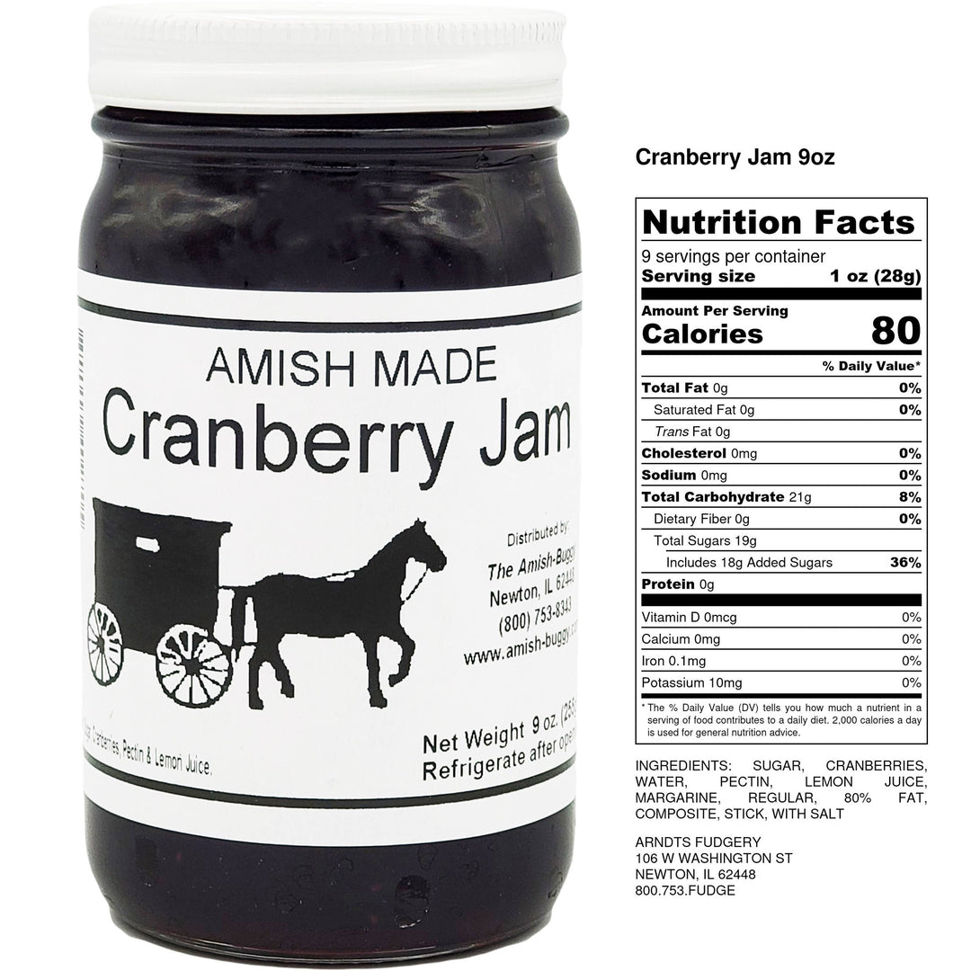 Amish made Jam and Jellies - 8 oz.: Jalapeno Raspberry