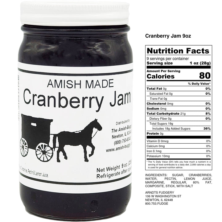 Amish made Jam and Jellies - 8 oz.: Jalapeno Blackberry