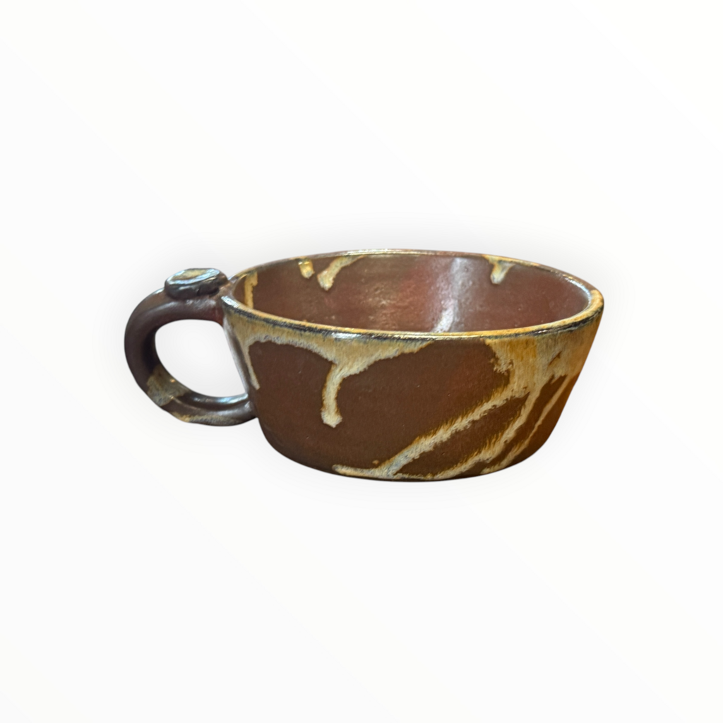 Handled Pottery Bowl