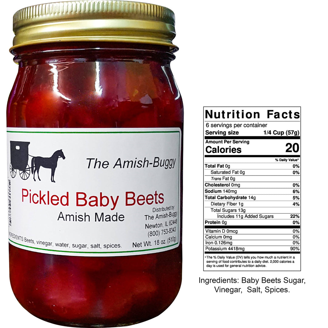 Amish Pickled Vegetables & Eggs 16 oz. Jar: Chow Chow Hot