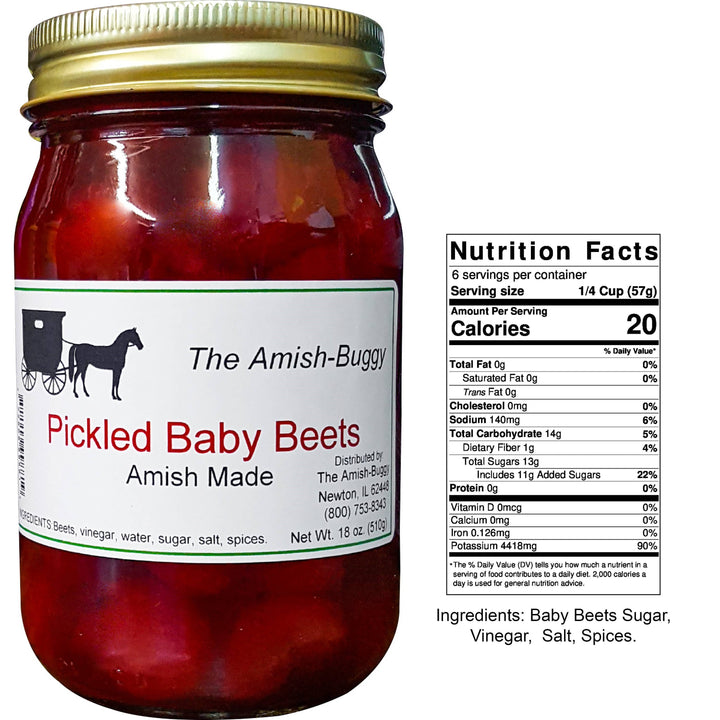 Amish Pickled Vegetables & Eggs 16 oz. Jar: Bread & Butter Pickles