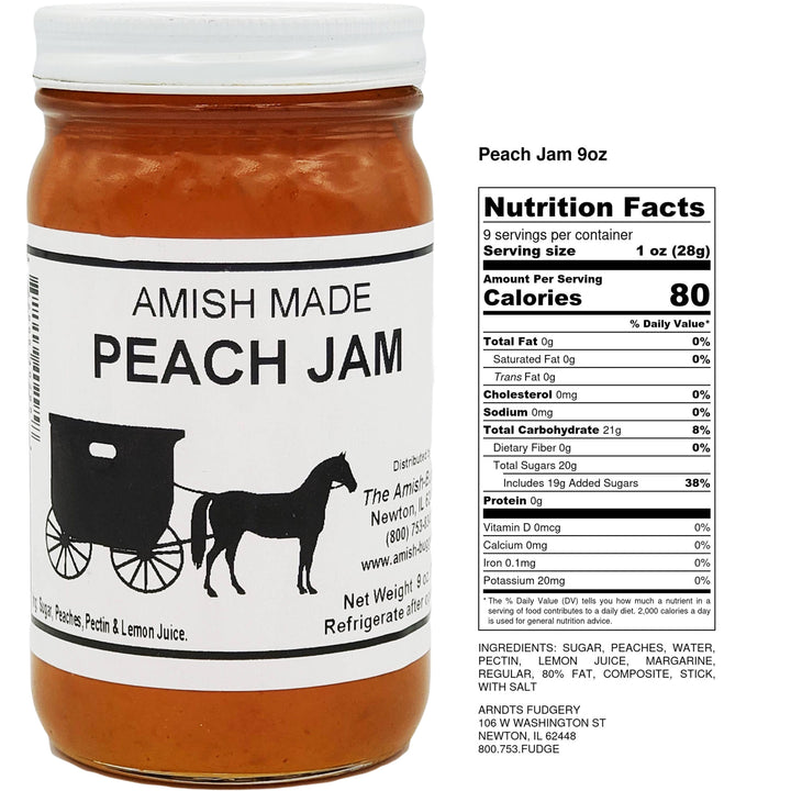 Amish made Jam and Jellies - 8 oz.: Dutch Apple