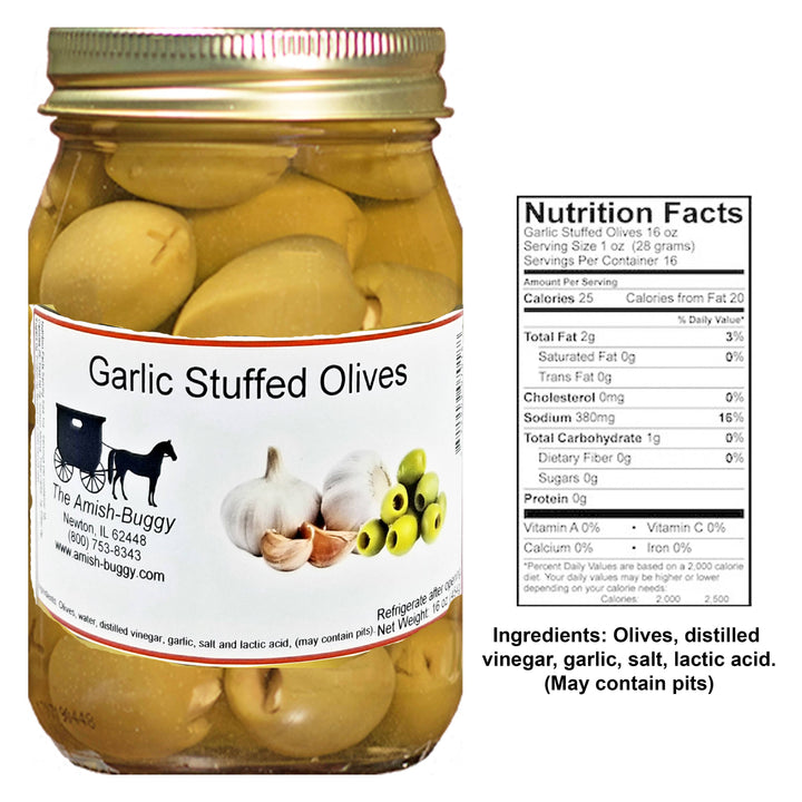 Amish Pickled Vegetables & Eggs 16 oz. Jar: Bread & Butter Pickles