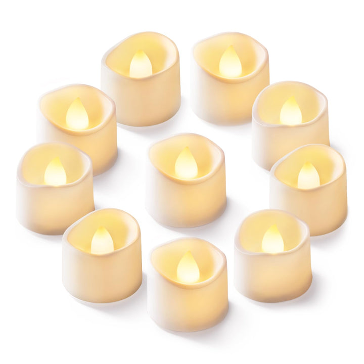 Homemory 24-Pack Black Flameless Battery Tea Light Candles, 200+ Hours