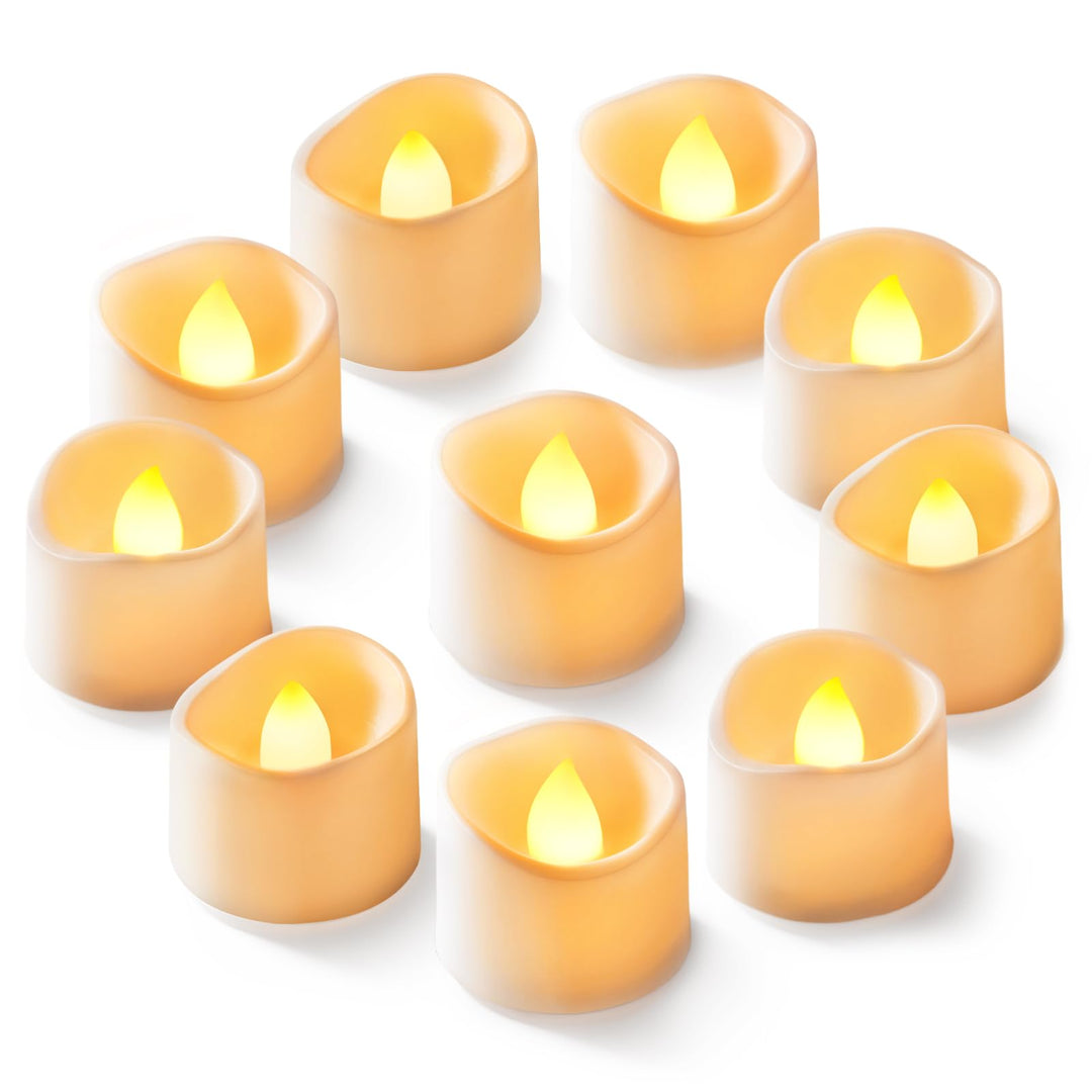 Homemory 24-Pack Black Flameless Battery Tea Light Candles, 200+ Hours