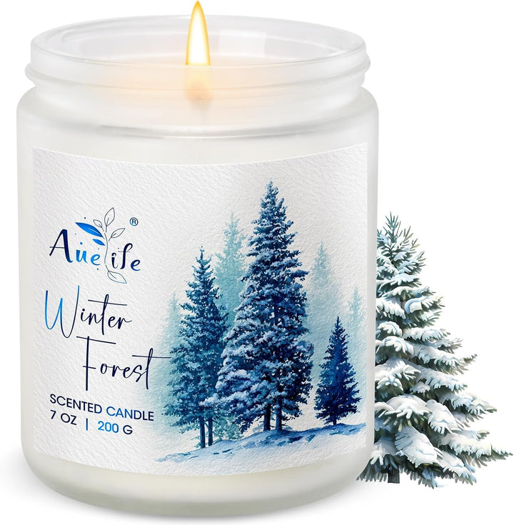 Fall Candles, Apple Pie Scented Candle for Home- Fall Scented Candles Gift Set for Women &amp; Men, Autumn Aromatherapy Candle for Holiday, Thanksgiving, Cozy Home Décor，Long-Lasting Fragrance，7 oz