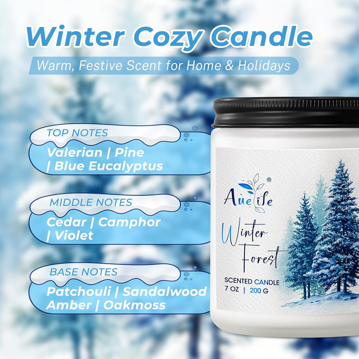 Fall Candles, Apple Pie Scented Candle for Home- Fall Scented Candles Gift Set for Women &amp; Men, Autumn Aromatherapy Candle for Holiday, Thanksgiving, Cozy Home Décor，Long-Lasting Fragrance，7 oz