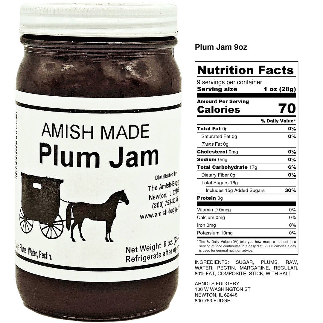 Amish made Jam and Jellies - 8 oz.: Dutch Apple