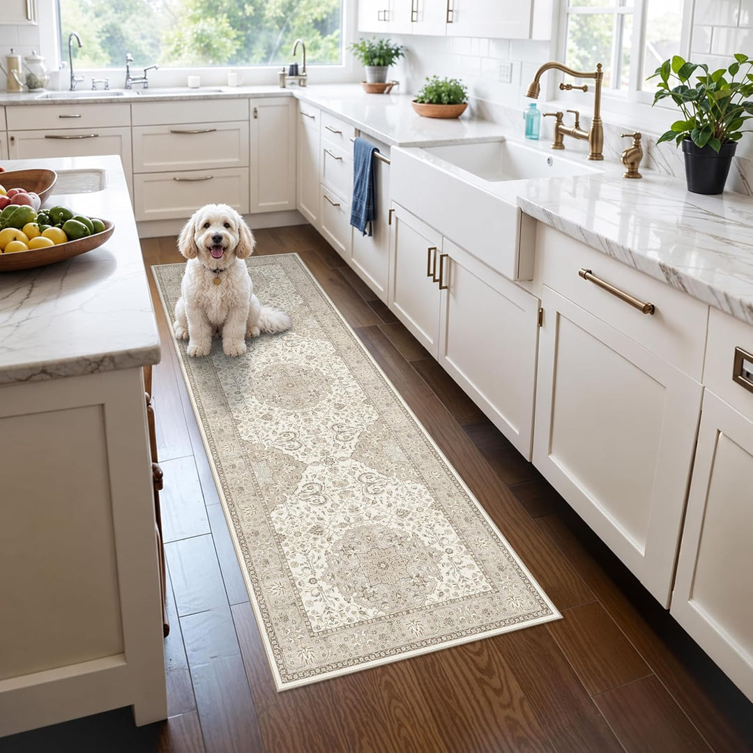 HY HAOYUNLAI Washable 2x9 Hallway Kitchen Runner Rug Non-Slip