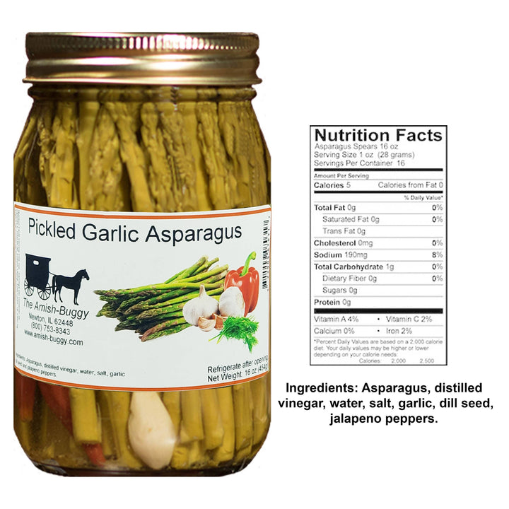 Amish Pickled Vegetables & Eggs 16 oz. Jar: Bread & Butter Pickles