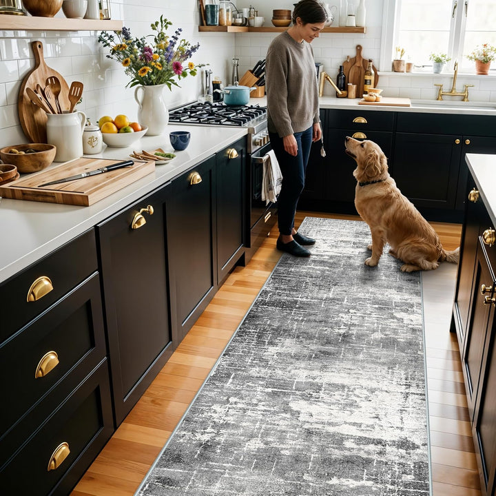 HY HAOYUNLAI Washable 2x9 Hallway Kitchen Runner Rug Non-Slip