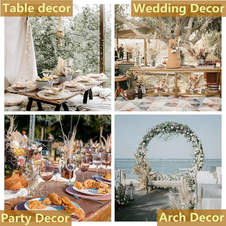 Natural Dried Pampas Grass Decor, 110 PCS Pampas Grass Contains White Bunny Tails Dried Flowers, Artificial Flowers for Bathroom Decor, Bathroom wall, Office Decor and Baby Shower Decorations