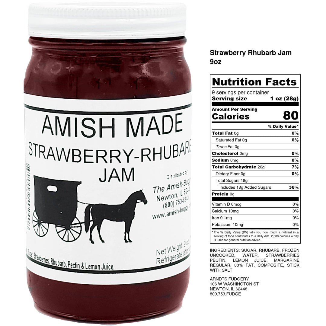 Amish made Jam and Jellies - 8 oz.: Peach