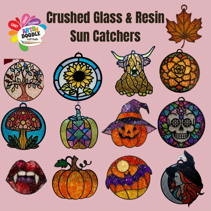 Artsy Doodle Stained Glass Class Saturday - July 18th 6 pm
