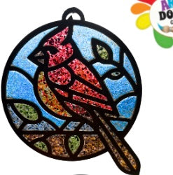 Artsy Doodle Christmas Suncatcher Class