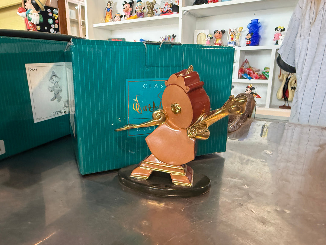WDCC Figurine - Beauty &amp; The Beast Just in Time Cogsworth