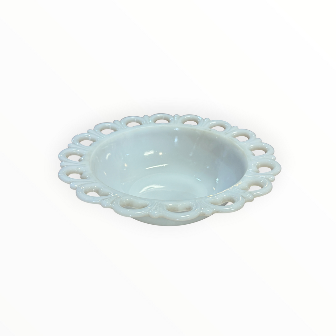 Anchor Hocking Old Colony Milk Glass Bowl
