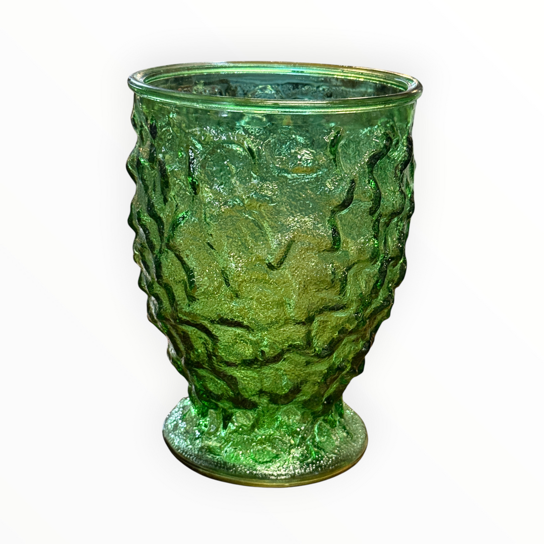 E.O. Brody Emerald Green Glass Vase 7.5"
