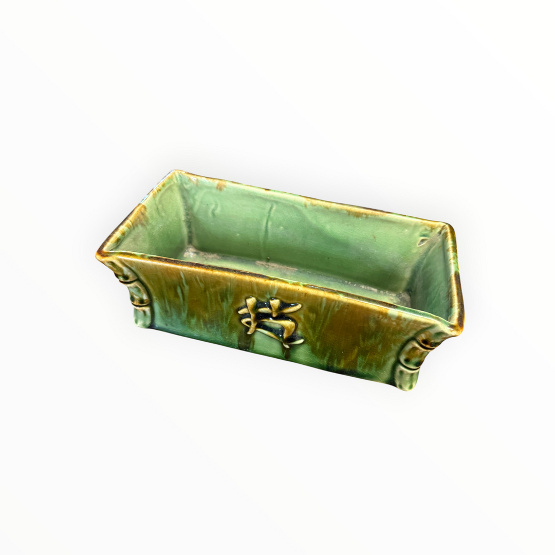 McCoy Oriental Letter with Bamboo Corners Planting Dish