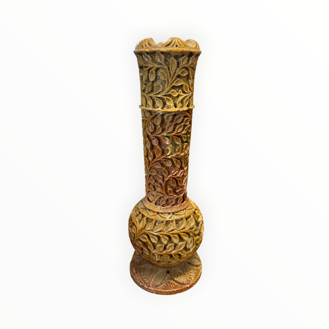 Hand Carved Soap Stone Vase