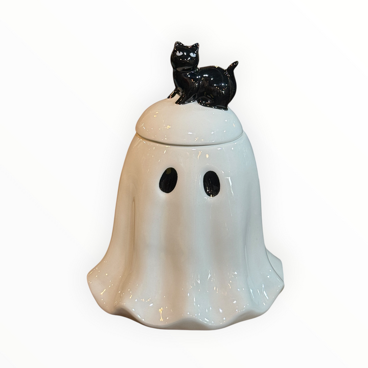 Ghost Ceramic Cookie Jar