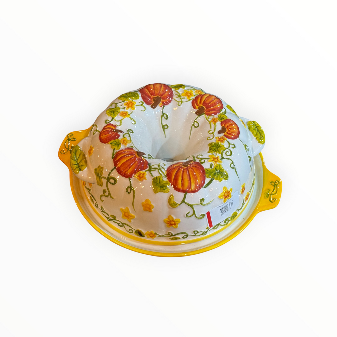 Temp-tations Fall Pumpkin Bundt Pan and Tray