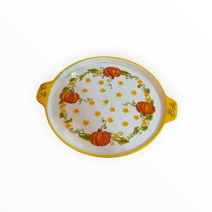Temp-tations Fall Pumpkin Bundt Pan and Tray