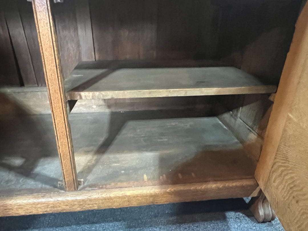 Antique Sideboard Cabinet with Mirror  PICKUP ONLY