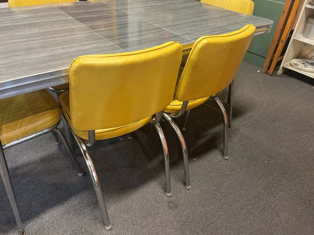 Vintage 50s Kitchen Table and Chairs  PICKUP ONLY