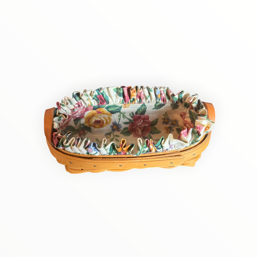 1998 Longaberger Lavender Booking Basket 