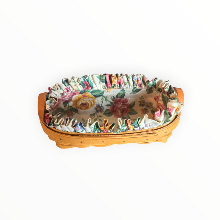 1998 Longaberger Lavender Booking Basket 