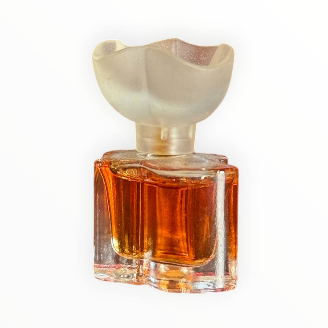 Vintage Oscar de la Renta Parfum Vintage Miniature 4ml 0.14oz Flower Stopper