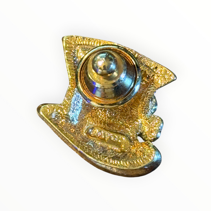 Brooch - Vintage Gold-tone Leprechaun Hat