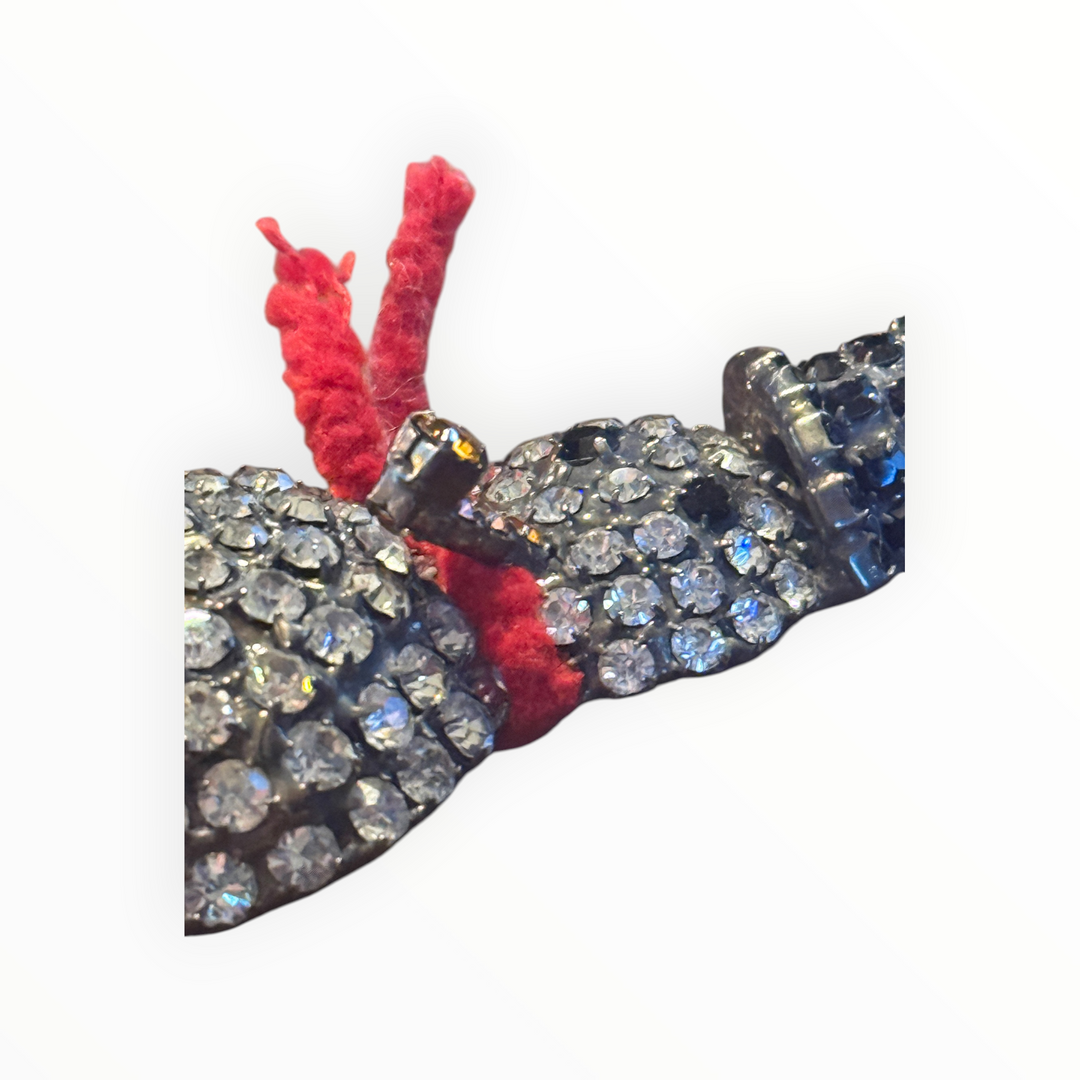 Brooch - Bauer Snowman Pin Crystal
