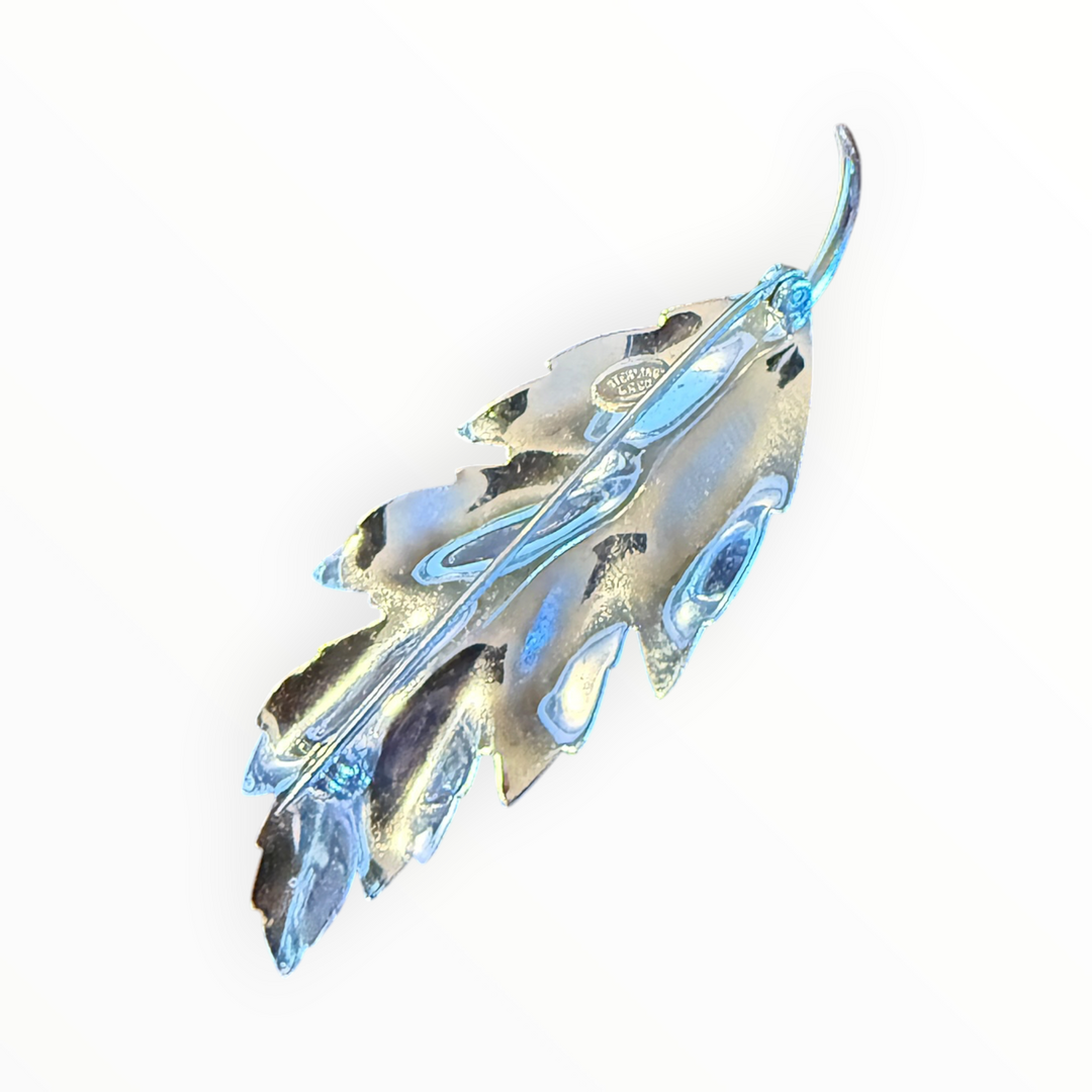 Brooch -  Charles Reis Company Sterling Leaf Brooch