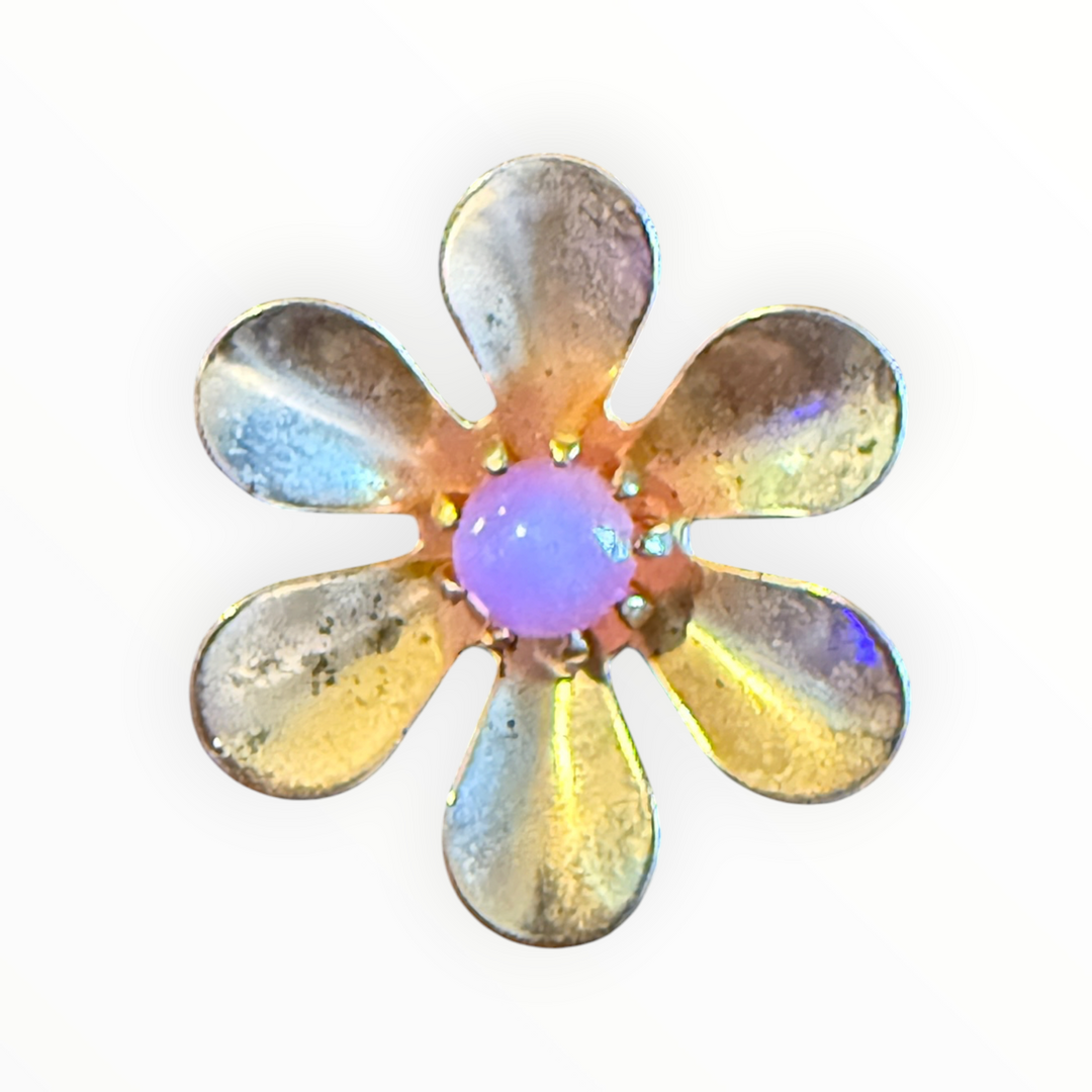 Brooch -  Vintage Gold-tone Floral Brooch