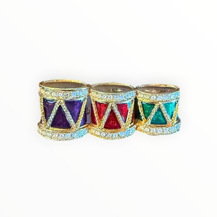 Brooch -  Swarovski Vintage Drum Brooch