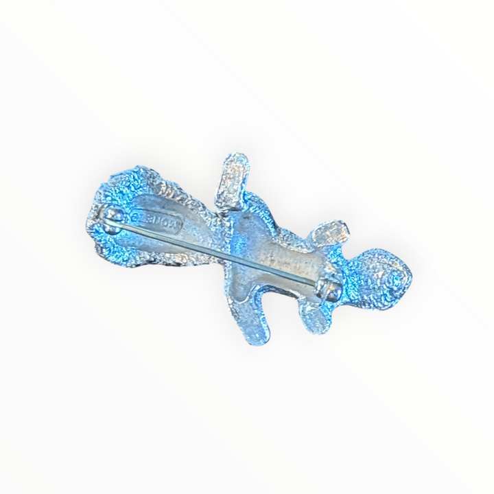 Brooch - Monet Silver Tone 3D Figural Animal Squirrel Brooch