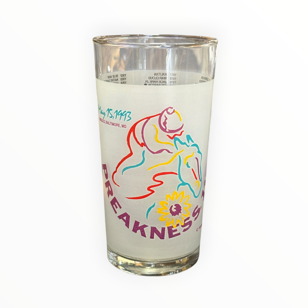 Preakness Glassware - 1993 118th