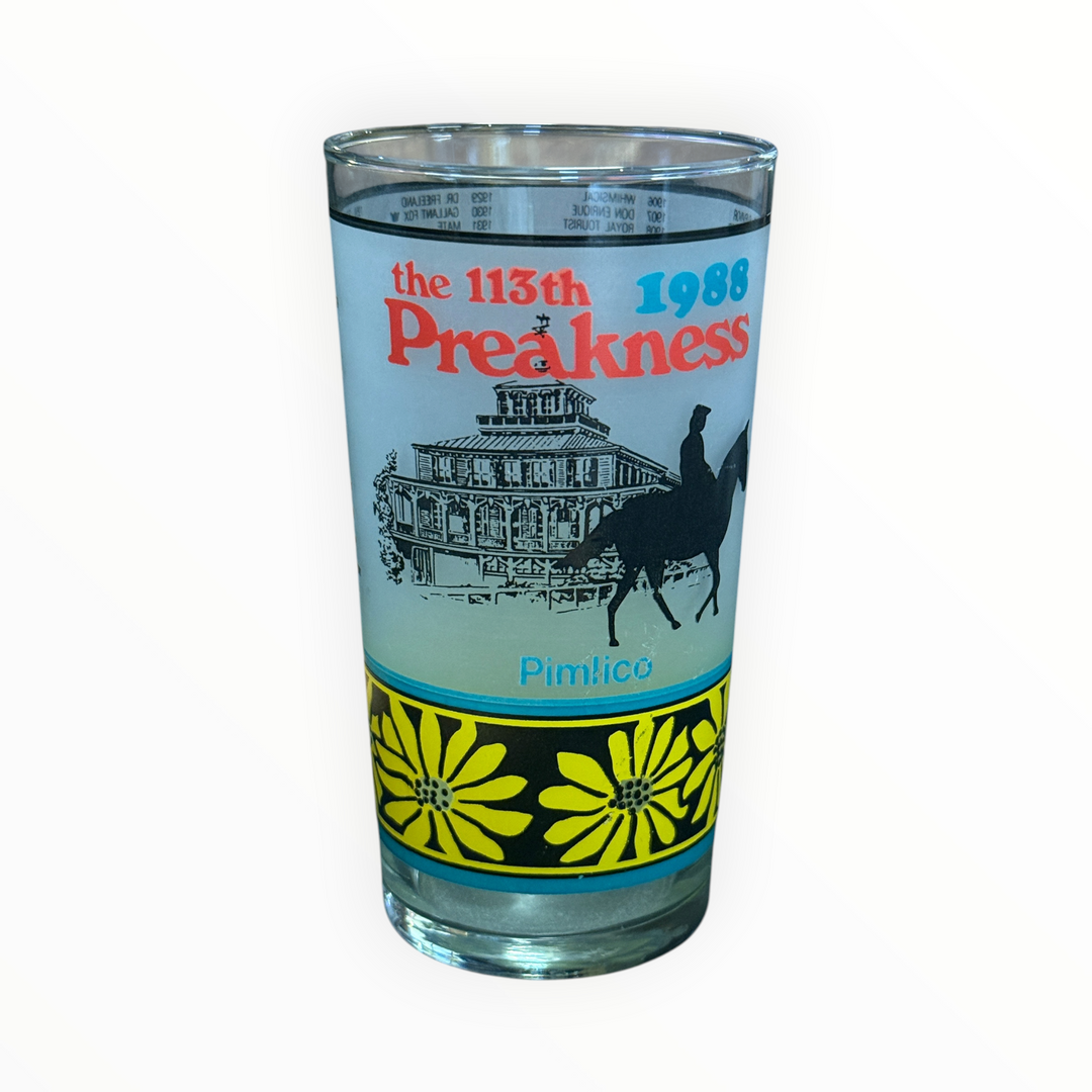 Preakness Glassware - 1988 113th