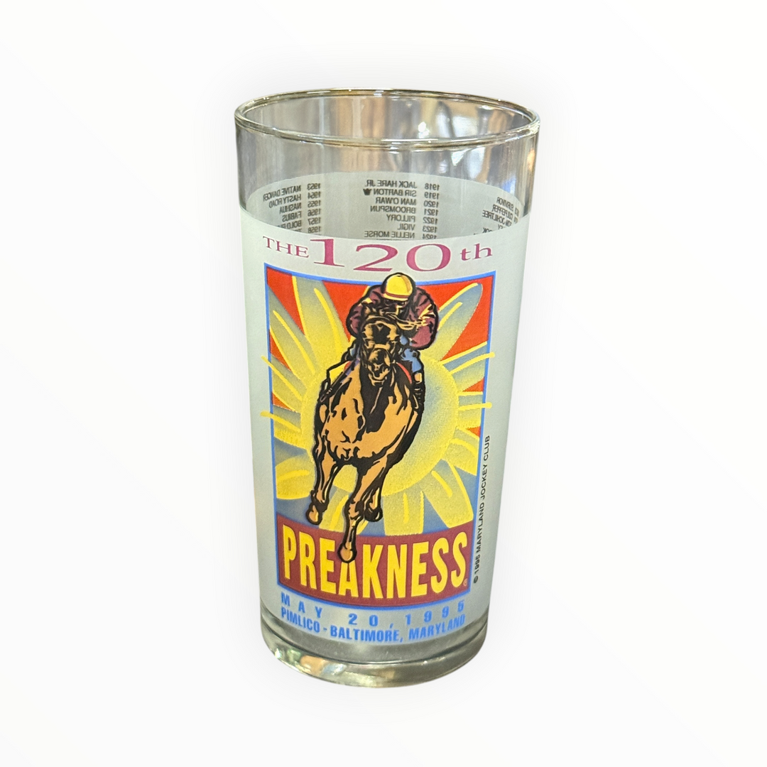 Preakness Glassware - 1995 120th