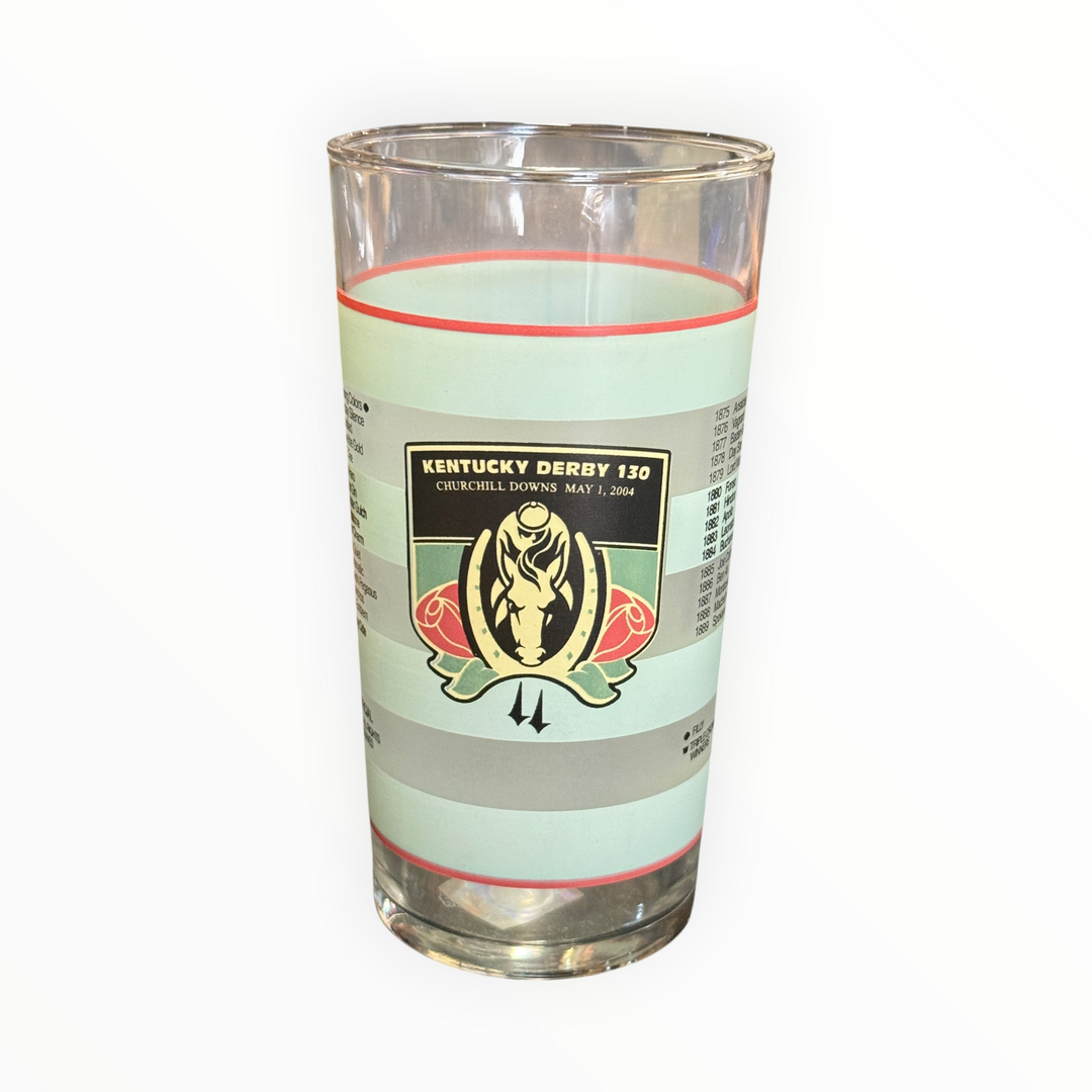 Kentucky Derby 130 Souvenir Glass 2004 Mint Julep Glass