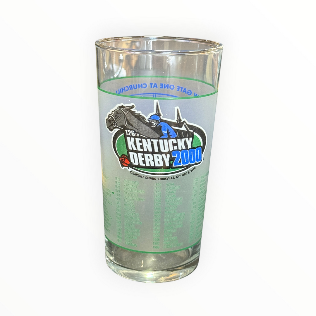 Kentucky Derby 2000 Kentucky Derby Mint Julep Tumbler Glass