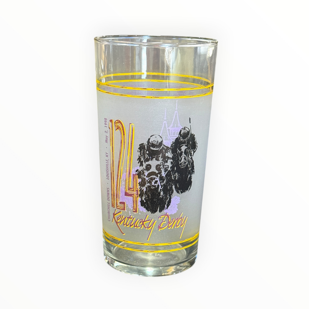 Kentucky Derby 1998 Kentucky Derby Souvenir Churchill Downs Mint Julep Glass 124th