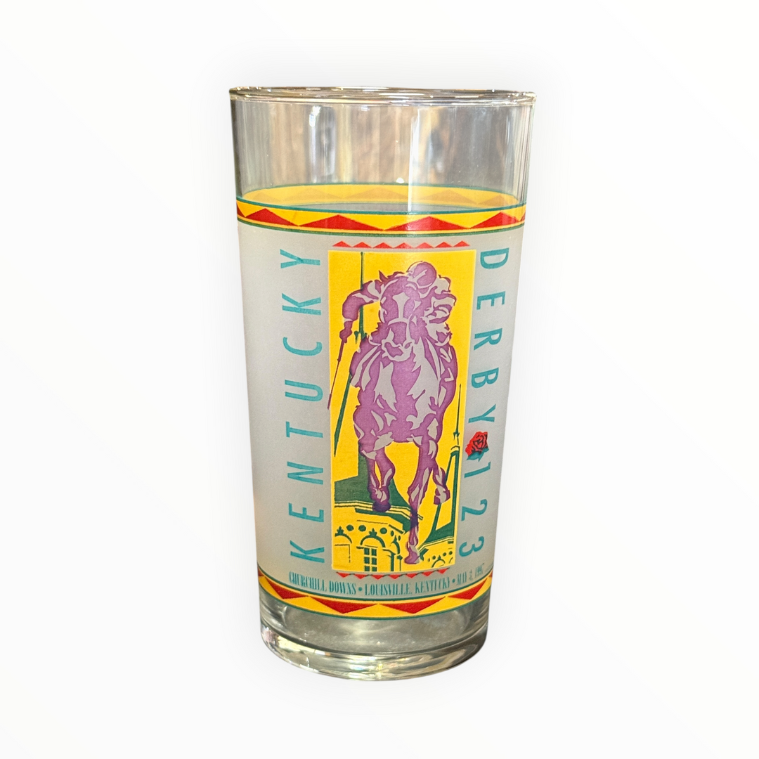 Kentucky Derby 123rd Kentucky Derby Churchill Downs Collectors Glass 1997