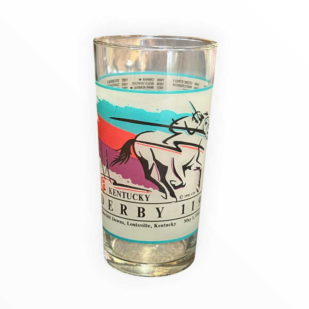 Kentucky Derby 119 Churchill Downs May 1, 1993 Official Stevens Mint Julep Glass