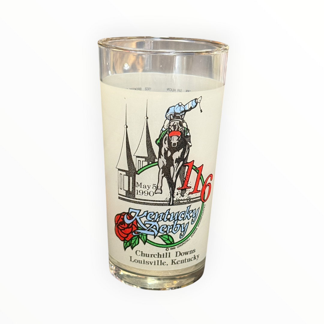 Kentucky Derby 116th Kentucky Derby Churchill Mint Julep Drinking Glass 1990