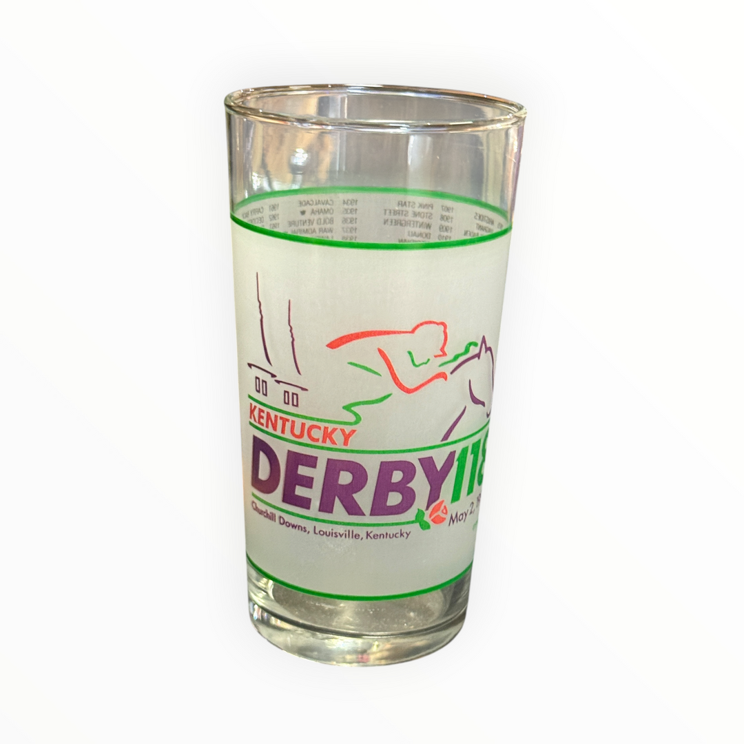 Kentucky Derby 1992 118th Running Official Kentucky Derby Glass
